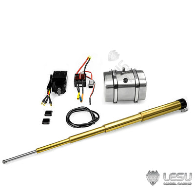 LESU Y-1509 series 1/14 front multi-stage hydraulic brass cylinder system suitable for 1/14 truck model modification and upgrade