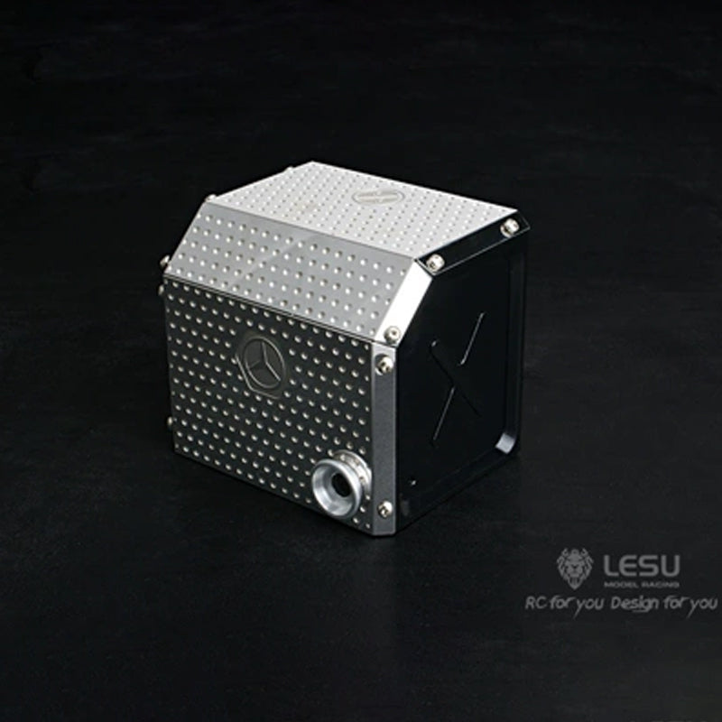 LESU G-6053-A B C D Metal Simulation Exhaust Tank Universal Tamiya 1/14 Traction Truck Upgrade Modification Decoration Parts