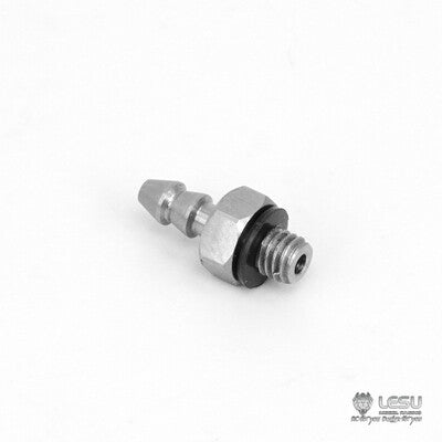Hydraulic model modified stainless steel precision elbow straight oil nozzle M3-3 nylon oil pipe 3*2MM installation
