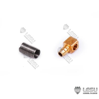 LESU engineering machinery model hydraulic components Y-1534 copper tube welding straight bend nozzle excavator metal accessories