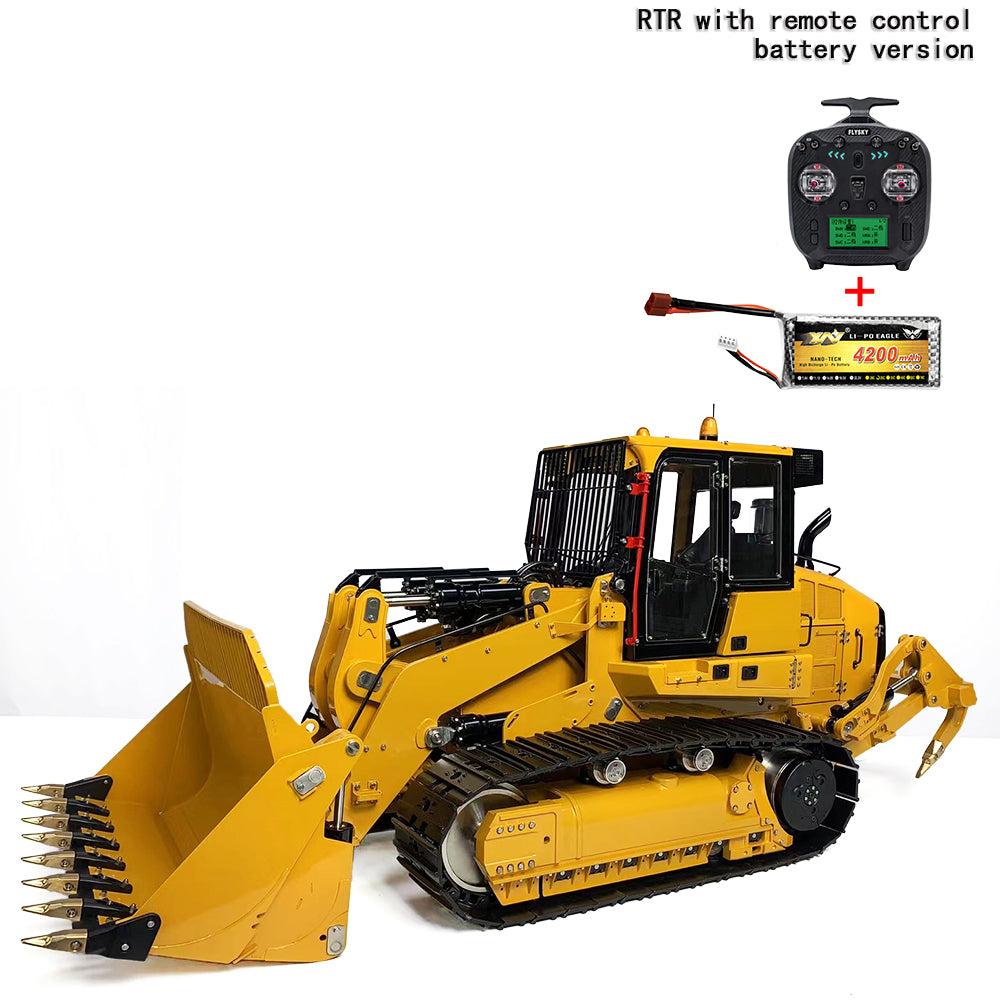 LESU1/14 engineering machinery hydraulic model remote control toy 973K high-end version crawler loader full metal