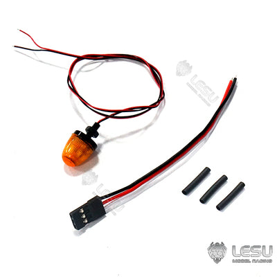 LESU 1/14 RC Truck Model Toy Rotating Light S-1263 for Roof Light Tamiya Traction Truck DIY Plug Receiver Upgrade Modified Parts