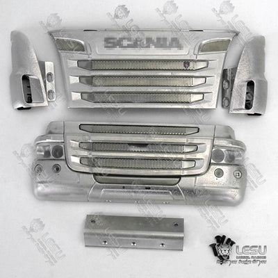 1/14 truck model R730 front face grille bumper set Tamiya tractor R620 R470 modification upgrade