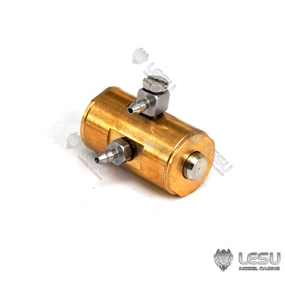 LESU 1/14 Simulation Brass Hydraulic Cylinder Heavy Engineering Excavator Mechanical Arm Quick Release Hydraulic Accessories