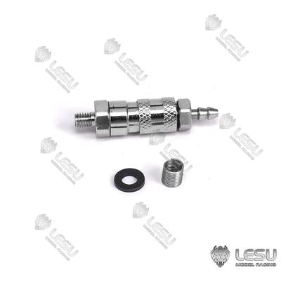 LESU precision copper chrome-plated custom high-pressure quick-release adapter nozzle accessories Modification upgrade or DIY