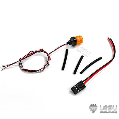 LESU 1/14 RC Truck Model Toy Rotating Light S-1263 for Roof Light Tamiya Traction Truck DIY Plug Receiver Upgrade Modified Parts