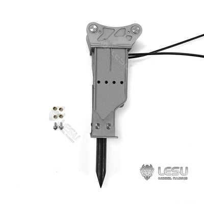 LESU 1/14 engineering vehicle model toy full metal hydraulic excavator modification upgrade quick release hydraulic motor breaker AT-C0002 accessories