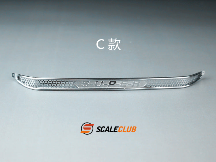 Scaleclub 1/14 Tamiya Benz Scania tractor truck upgraded metal front stone mesh