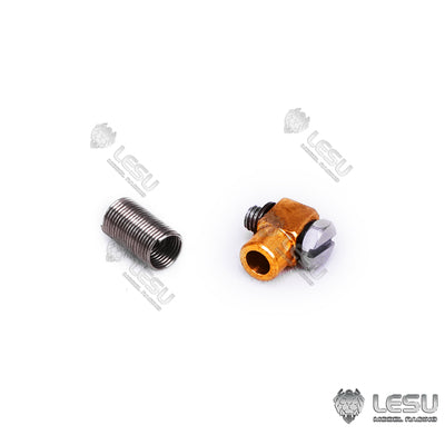 LESU engineering machinery model hydraulic components Y-1534 copper tube welding straight bend nozzle excavator metal accessories