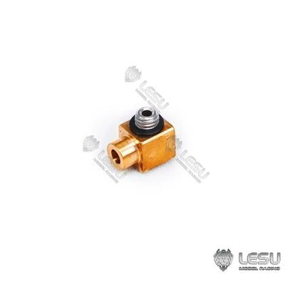 LESU engineering machinery model hydraulic components Y-1530 copper tube welding straight through bending excavator metal accessories
