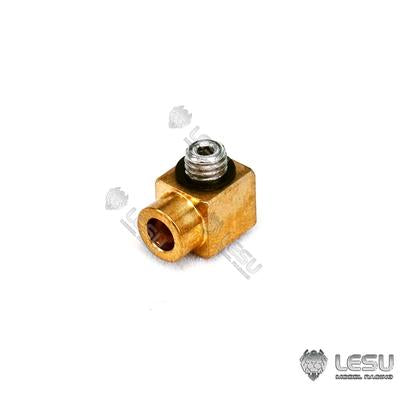 LESU engineering machinery model hydraulic components Y-1530 copper tube welding straight through bending excavator metal accessories