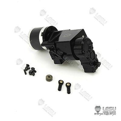 LESU 1/14 truck gearbox Tamiya tractor high torque gearbox transfer case DIY mud truck model