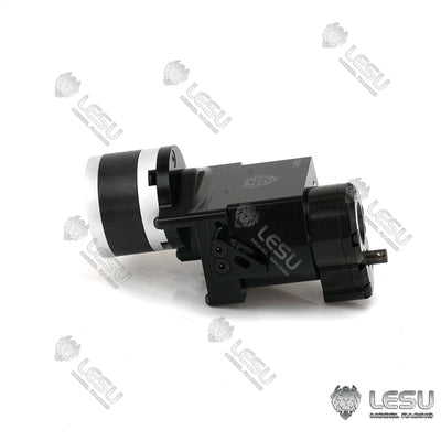LESU 1/14 truck gearbox Tamiya tractor high torque gearbox transfer case DIY mud truck model