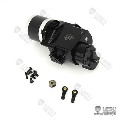 LESU 1/14 truck gearbox Tamiya tractor high torque gearbox transfer case DIY mud truck model