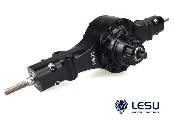 1/14 Truck Q-9023 Differential Metal Rear Axle Tamiya Tractor Axle Upgrade Parts LESU Model