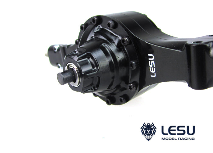 1/14 Truck Q-9023 Differential Metal Rear Axle Tamiya Tractor Axle Upgrade Parts LESU Model