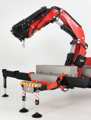 F1650 Heavy Duty Truck Mounted Crane - JXmodel Truck Remote Control Car Model Tractor Eurocar Fully Hydraulic Construction Machinery