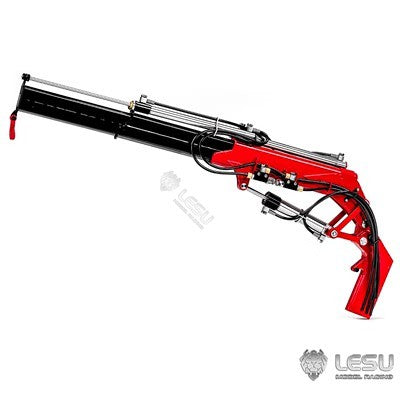 LESU 1/14 Truck Remote Control Model New Upgraded Hydraulic Seven-way Reversing Valve Truck Crane Metal Toy
