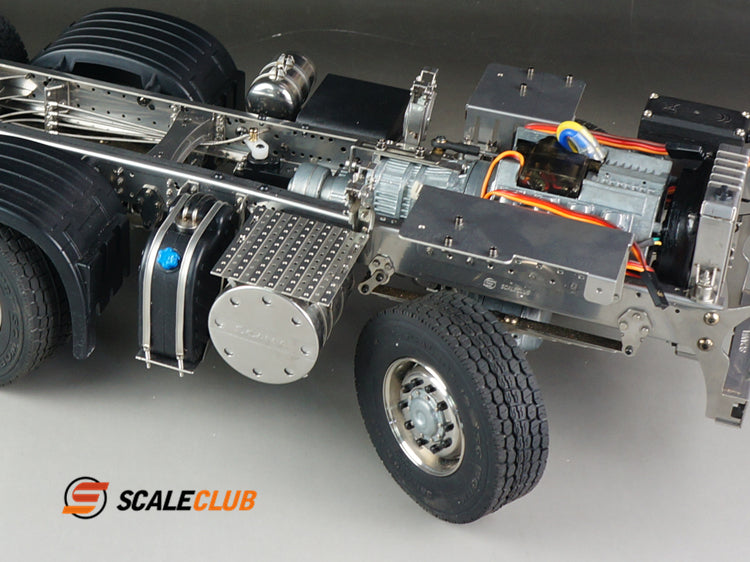 Scaleclub 1/14 Scania 8x8 Heavy Duty Trailer Chassis with Authentic Vehicle Craftsmanship and Variable Section Beam