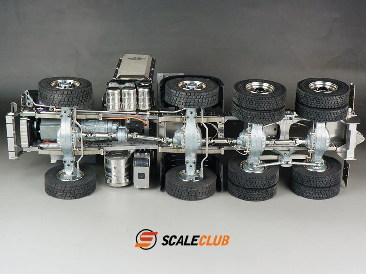 Scaleclub 1/14 Scania 8x8 Heavy Duty Trailer Chassis with Authentic Vehicle Craftsmanship and Variable Section Beam
