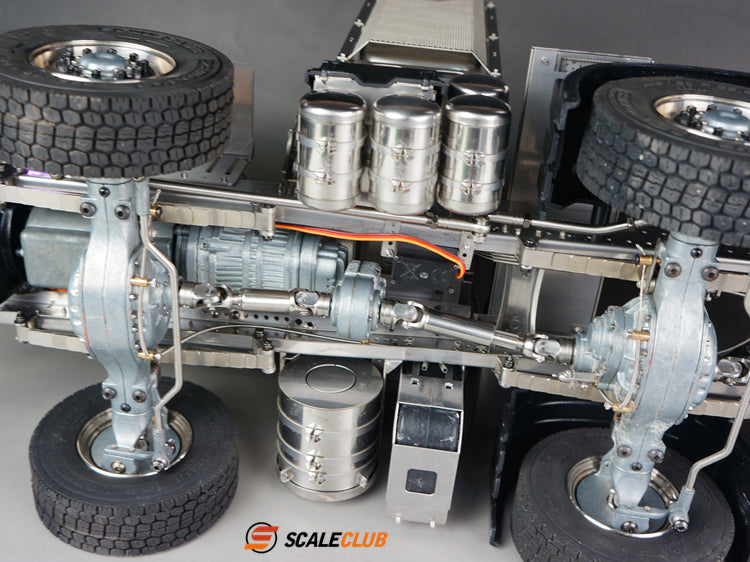 Scaleclub 1/14 Scania 8x8 Heavy Duty Trailer Chassis with Authentic Vehicle Craftsmanship and Variable Section Beam
