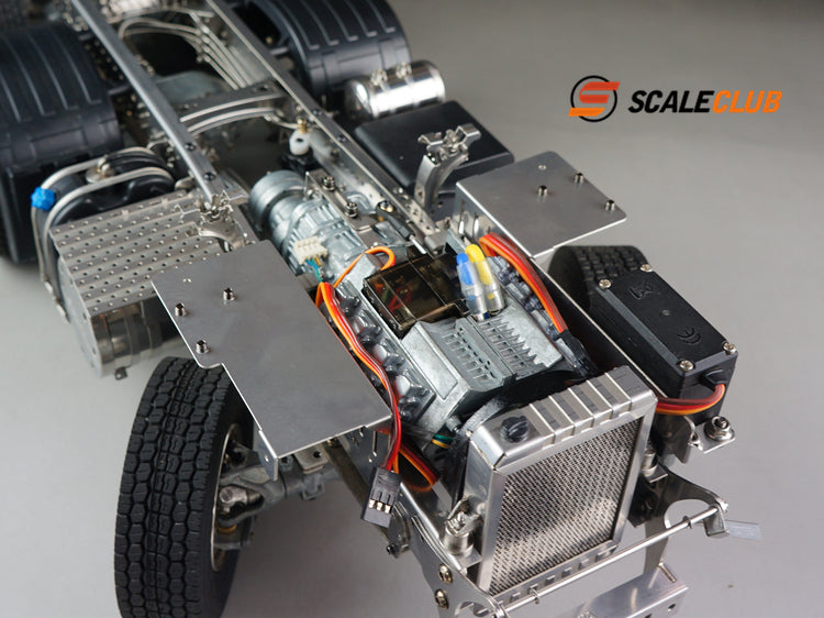 Scaleclub 1/14 Scania 8x8 Heavy Duty Trailer Chassis with Authentic Vehicle Craftsmanship and Variable Section Beam