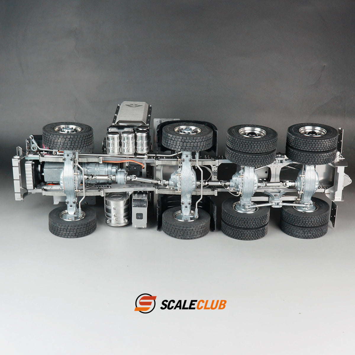 Scaleclub 1/14 Scania 8x8 Heavy Duty Trailer Chassis with Authentic Vehicle Craftsmanship and Variable Section Beam