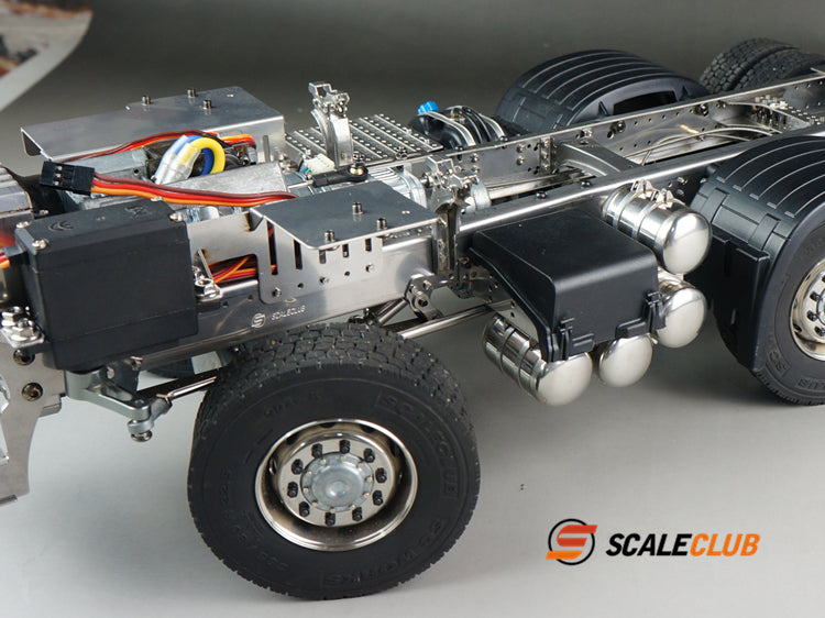 Scaleclub 1/14 Scania 8x8 Heavy Duty Trailer Chassis with Authentic Vehicle Craftsmanship and Variable Section Beam