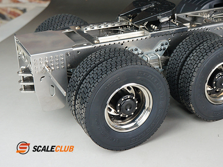 scaleclub Tamiya 1/14 Mercedes-Benz 8x8 heavy-duty trailer chassis