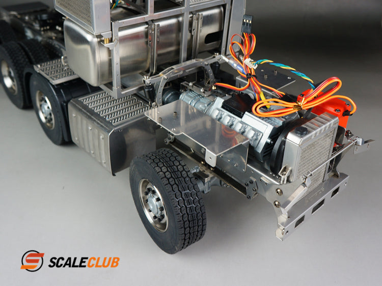 scaleclub Tamiya 1/14 Mercedes-Benz 8x8 heavy-duty trailer chassis