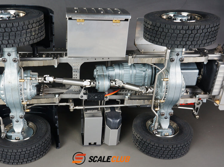 scaleclub Tamiya 1/14 Mercedes-Benz 8x8 heavy-duty trailer chassis