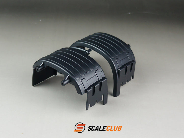 Scaleclub Tamiya 1/14 truck tractor with single axle, double axle, single load, fenders