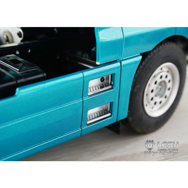 1 pair of LESU Metal side skirts and footboards ZK-K025 for Tamiya R470 R620 770S 1/14 RC tractor truck model toy upgrade parts