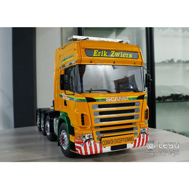 1/14 RC tractor truck model toy cab light stand simulation decorative pedal LESU G-6192 for Tamiya tractor truck upgrade parts