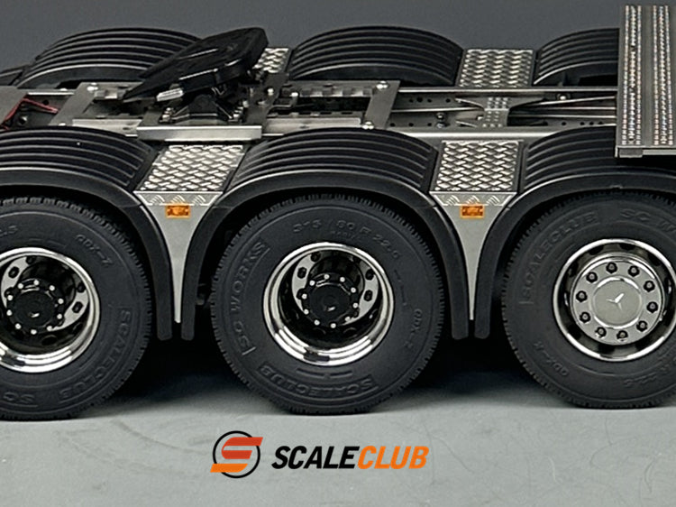 Scaleclub1/14 Tamiya Truck Trailer Truck Fender Checkered Plate Lights Width Lights Side Lights