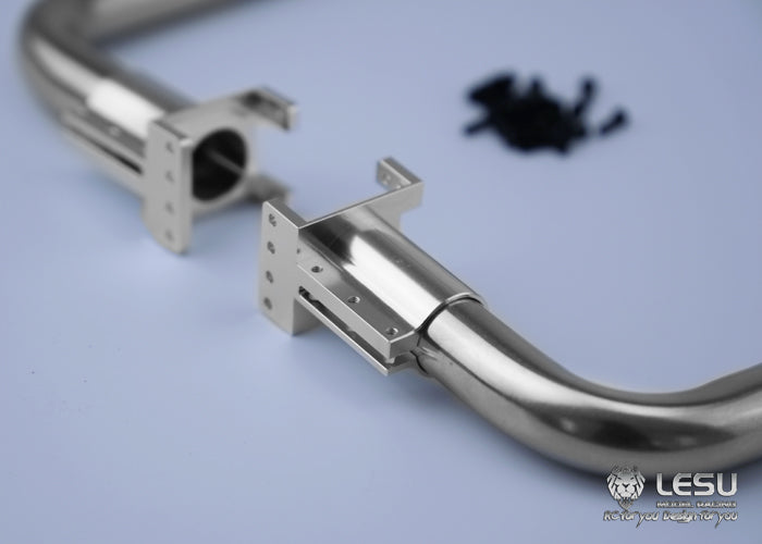 1/14 American truck chimney exhaust pipe Tamiya new and old King King tractor full metal upgrade accessories LESU