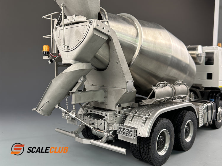 Scaleclub Iveco 1:14 6x6 Full Metal Remote Control Cement Mixer Truck Open Door Body