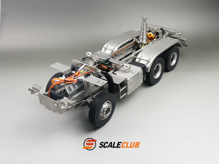 Scaleclub 1/14 Iveco iveco6x6 full metal hydraulic 3-way dump truck