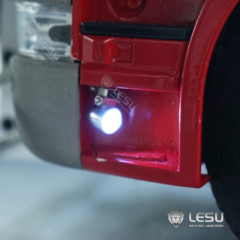 For 1/14 RC Truck Engineering Machinery Vehicle Model LED Width Lights Clearance Lights Warning Light Parts LESU S-1295