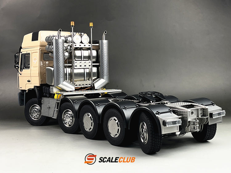 Scaleclub 1/14 MAN F2000 10x10 Heavy Duty Trailer with Rear Steering and Powered Chassis