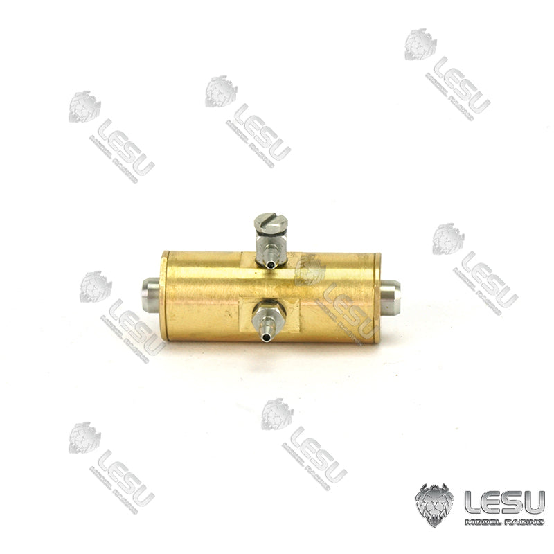 LESU 1/14 Simulation Brass Hydraulic Cylinder Heavy Engineering Excavator Mechanical Arm Quick Release Hydraulic Accessories