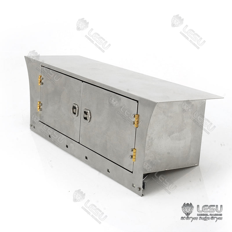 LESU RC tractor truck model toy metal pedal side skirt tool box set G-6247 for Tamiya 1/14 R470 R620 upgrade modification parts