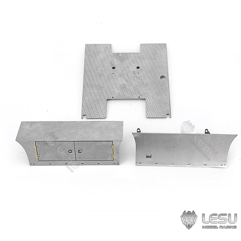 LESU RC tractor truck model toy metal pedal side skirt tool box set G-6247 for Tamiya 1/14 R470 R620 upgrade modification parts