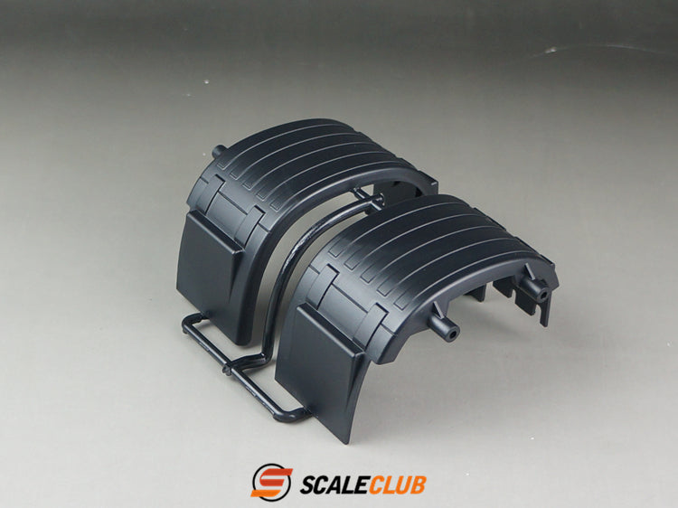 Scaleclub Tamiya 1/14 truck tractor with single axle, double axle, single load, fenders