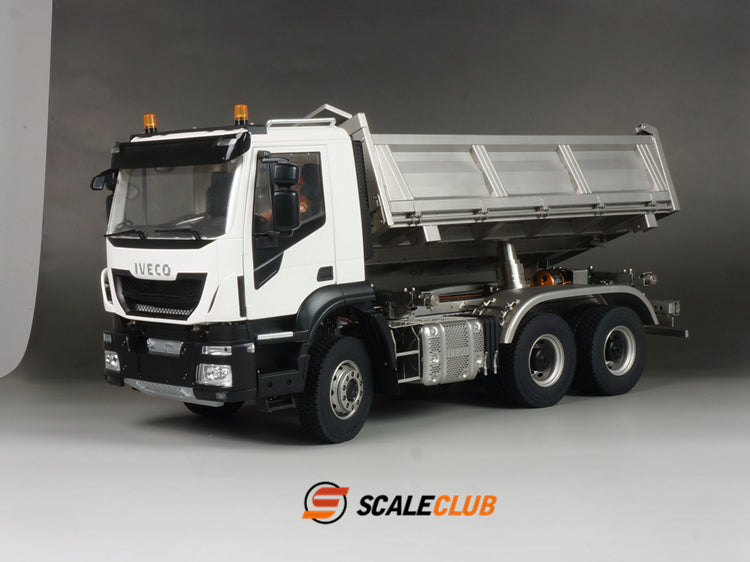 Scaleclub 1/14 Iveco iveco6x6 full metal hydraulic 3-way dump truck