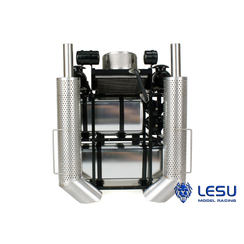 LESU 1/14 Tamiya heavy tractor truck model toy simulation equipment rack G-6169