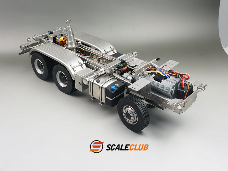 Scaleclub 1/14 Iveco iveco6x6 full metal hydraulic 3-way dump truck