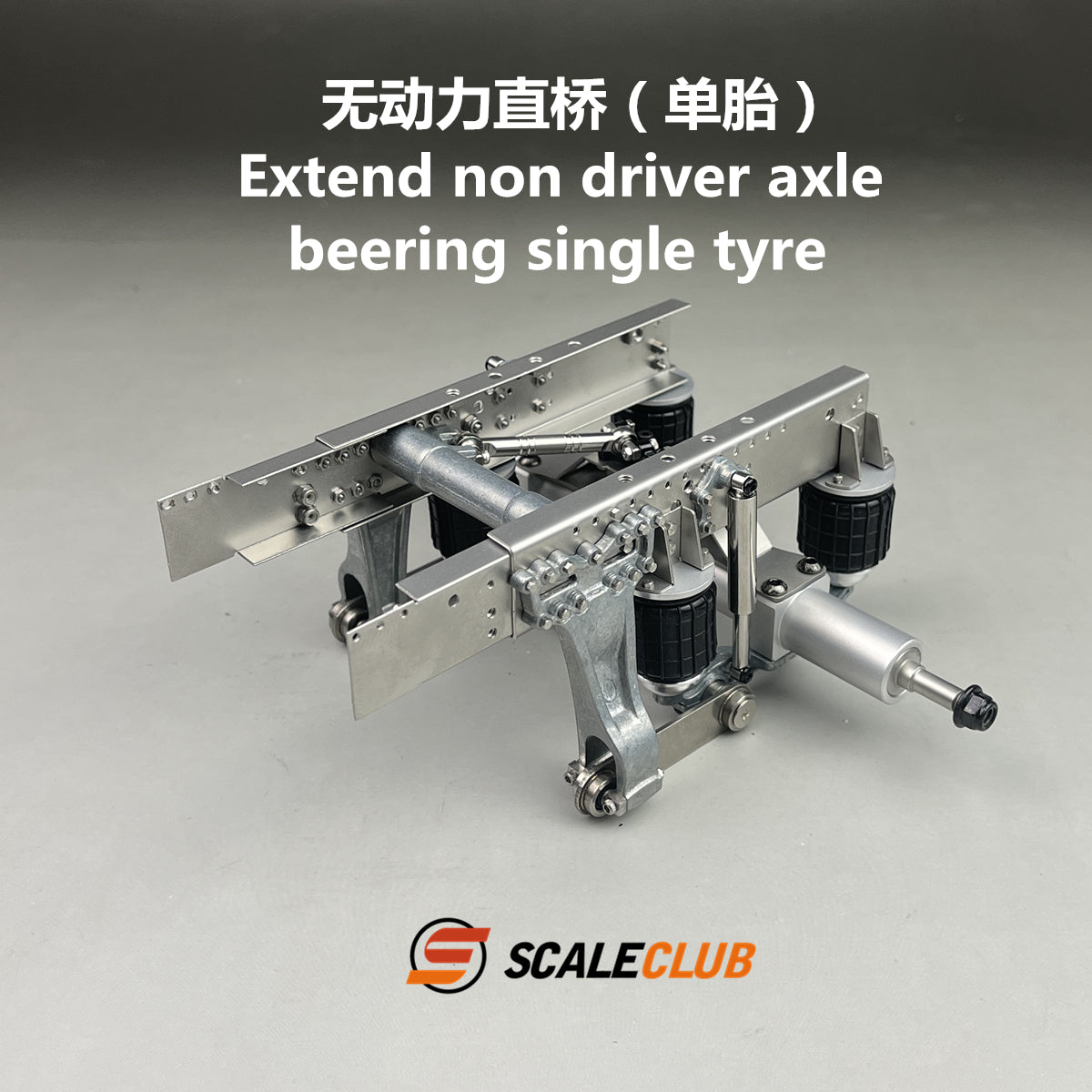 Scaleclub 1/14 Tamiya Heavy Duty Tractor Truck SLT Upgrade Extended Rear Axle Steering Lift