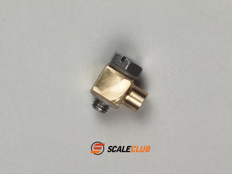 Scaleclub Model for Hydraulic Oil Nozzle 2.5mm Copper Tube Welded to 3mm Male RC Engineering Model Toy Parts
