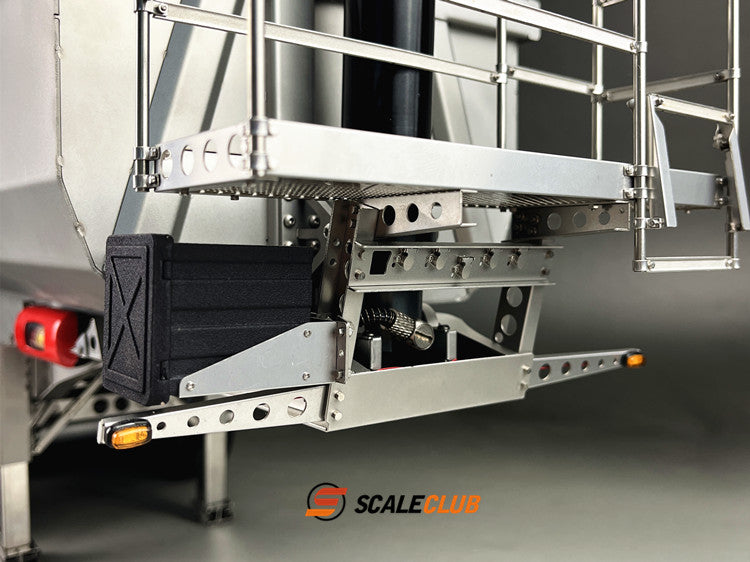 scaleclub 1/14 hydraulic 3-axle dump trailer for tractor truck